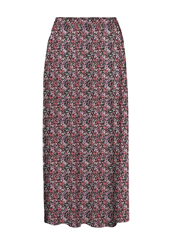 Prairie SkirtVero Moda Ditsy Floral Maxi Skirt, Georgia Peach