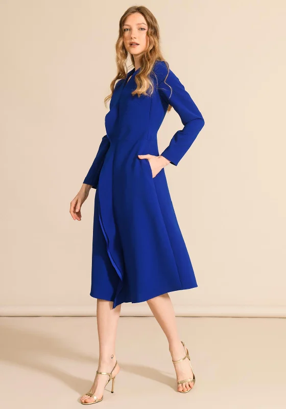 High-visibility DressCaroline Kilkenny River Midi Dress, Royal Blue