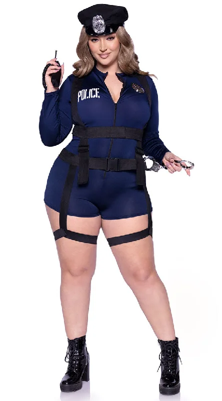 Women's home topsPlus Size PC Cop Costume