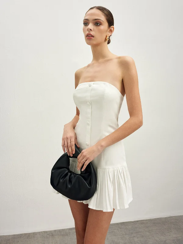 Gala DressCotton Blends Pleated Bubble Tube Dress