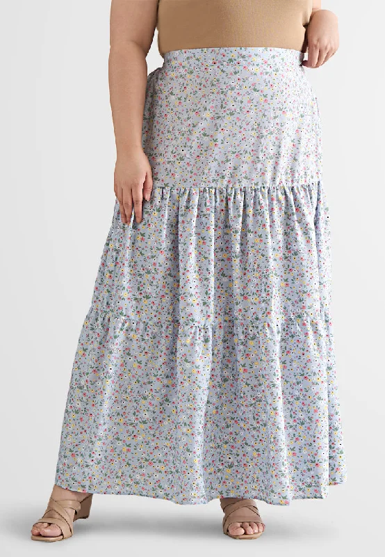 Gaucho SkirtSandria Long Tiered Skirt