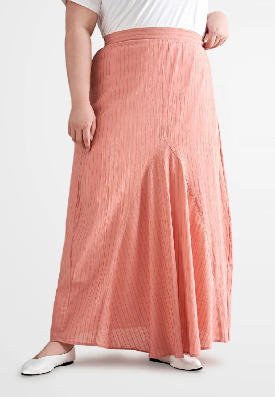 CrinolineRadeya Cotton Front Pleat Skirt (Small Cutting) - Pink