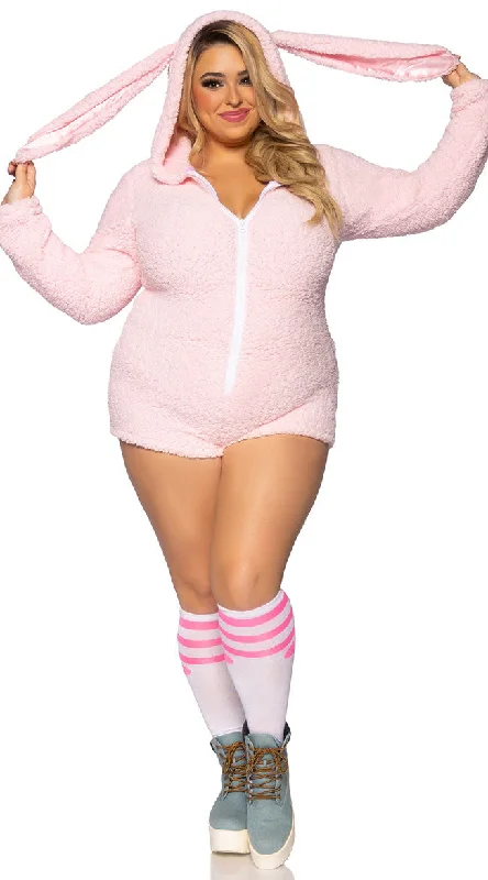 Large women's breathable topsPlus Size Cuddle Bunny Babe Costume