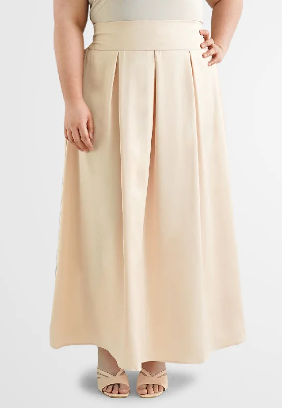 Utility SkirtCarlita Elegant Party Satin Skirt (094202)