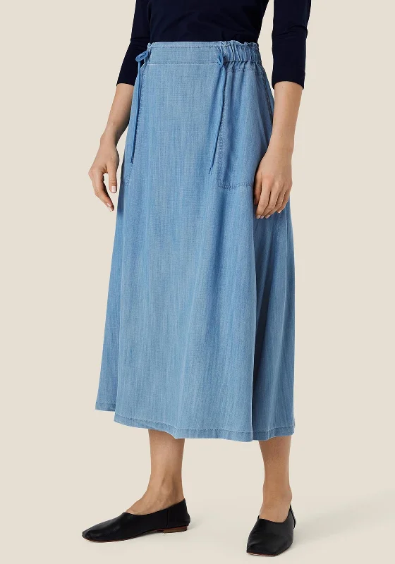 Jumpsuit SkirtMasai Silje Soft Denim Skirt, Light Blue