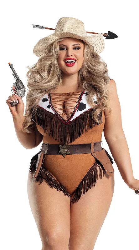 Women's dating topsPlus Size Wild West Hottie Costume