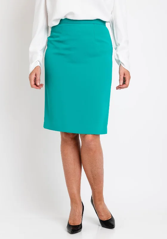 Low-waisted SkirtChristina Felix Classic Pencil Skirt, Emerald