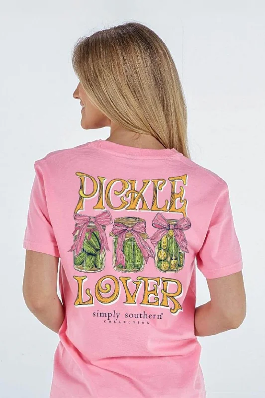 Simply Southern Pickle Lover T-Shirt for Women in Fancy Candy | SS-PICKLE-FNCYCNDYGym T-Shirts