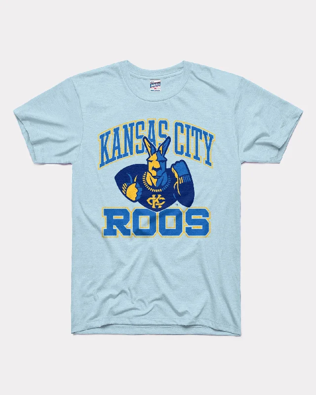 UMKC Kangaroos Arch Powder Blue T-ShirtPocket T-Shirts