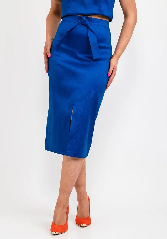 Party SkirtCamelot Shimmer Pencil Skirt, Royal Blue