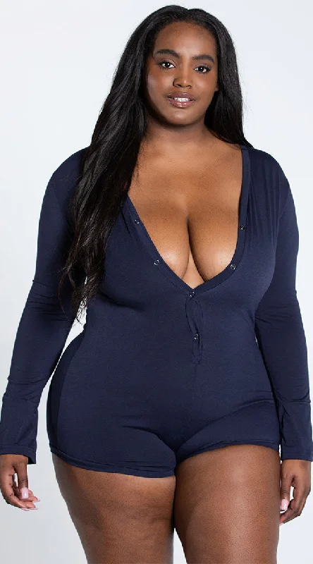 Women's fleece topsYandy Plus Size Snap Out Of It Romper