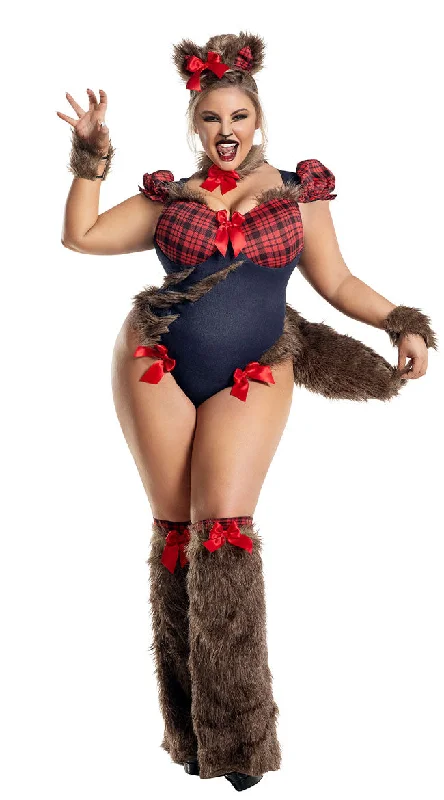 Plus size women's evening topsPlus Size Werebabe Costume