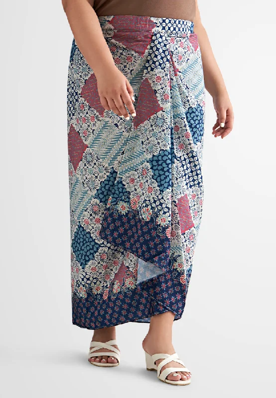 Office SkirtBalqis Instant Pario Printed Batik Skirt