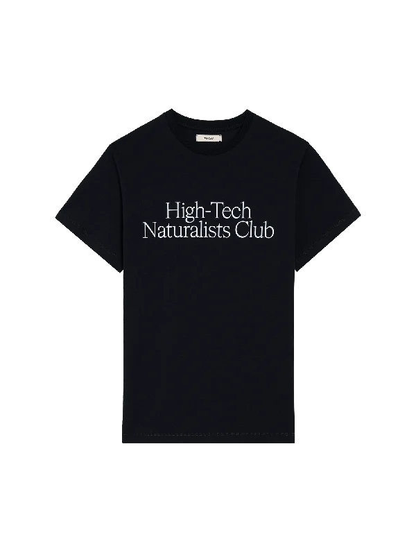 Womens High-Tech Naturalists Club T-shirt—blackSequined T-Shirts