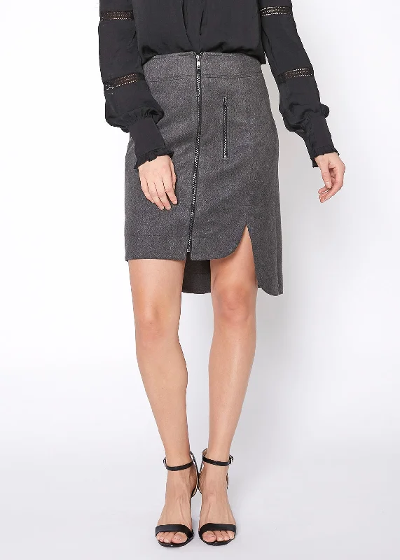 Circle SkirtWomen's Zip Front Skirt