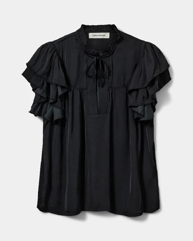 LALILASW TOP - BlackCotton T-Shirts