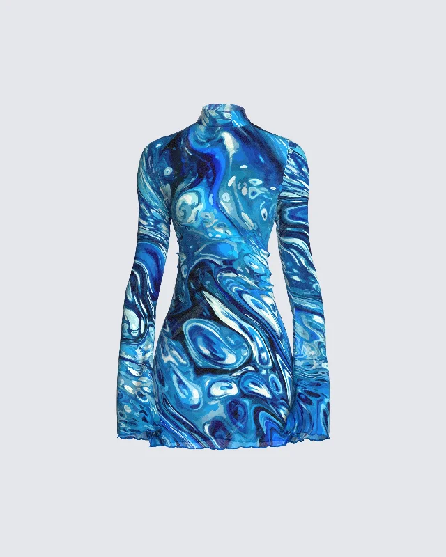 Shift DressDakota Abstract Print Mini Dress